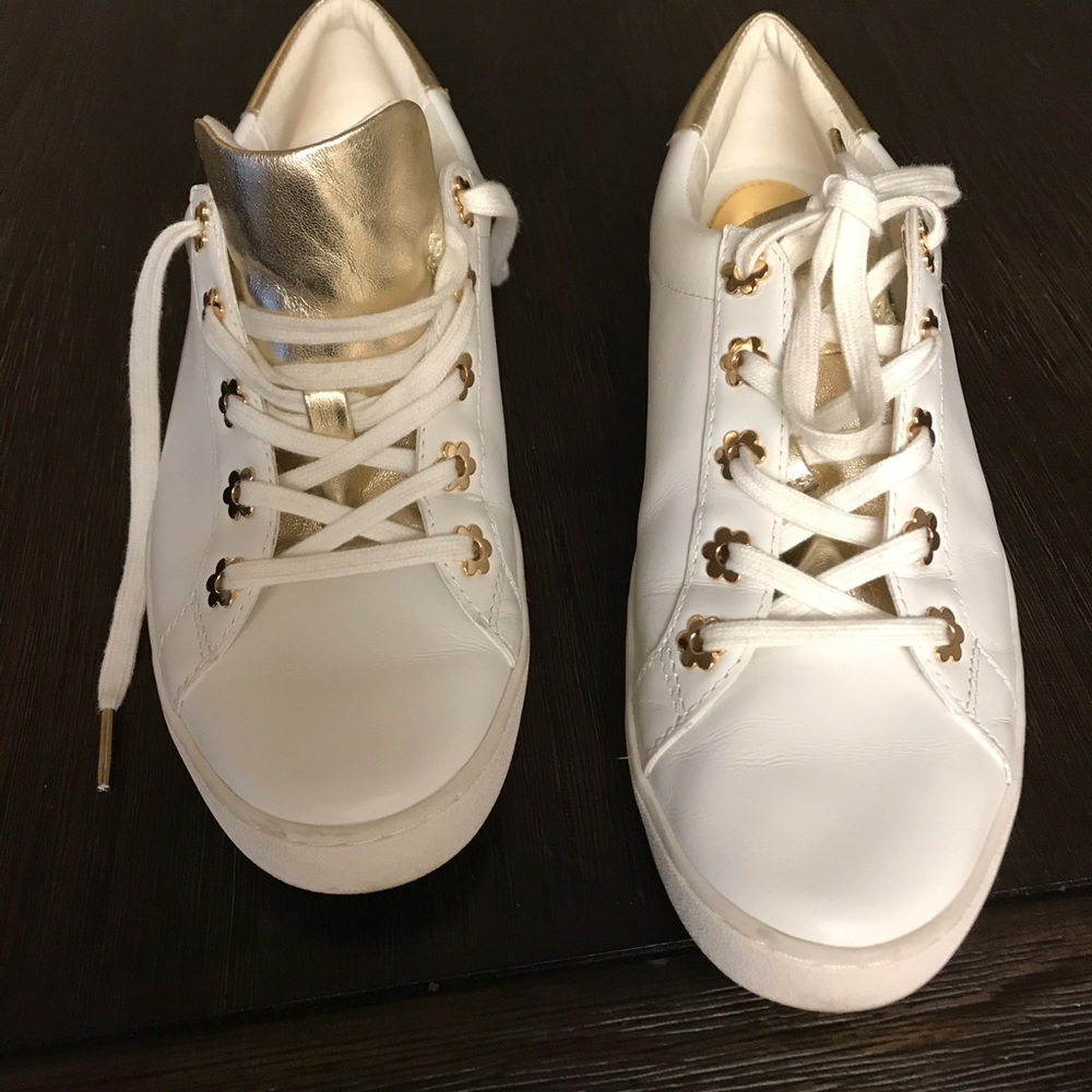 Michael Kors white sneakers